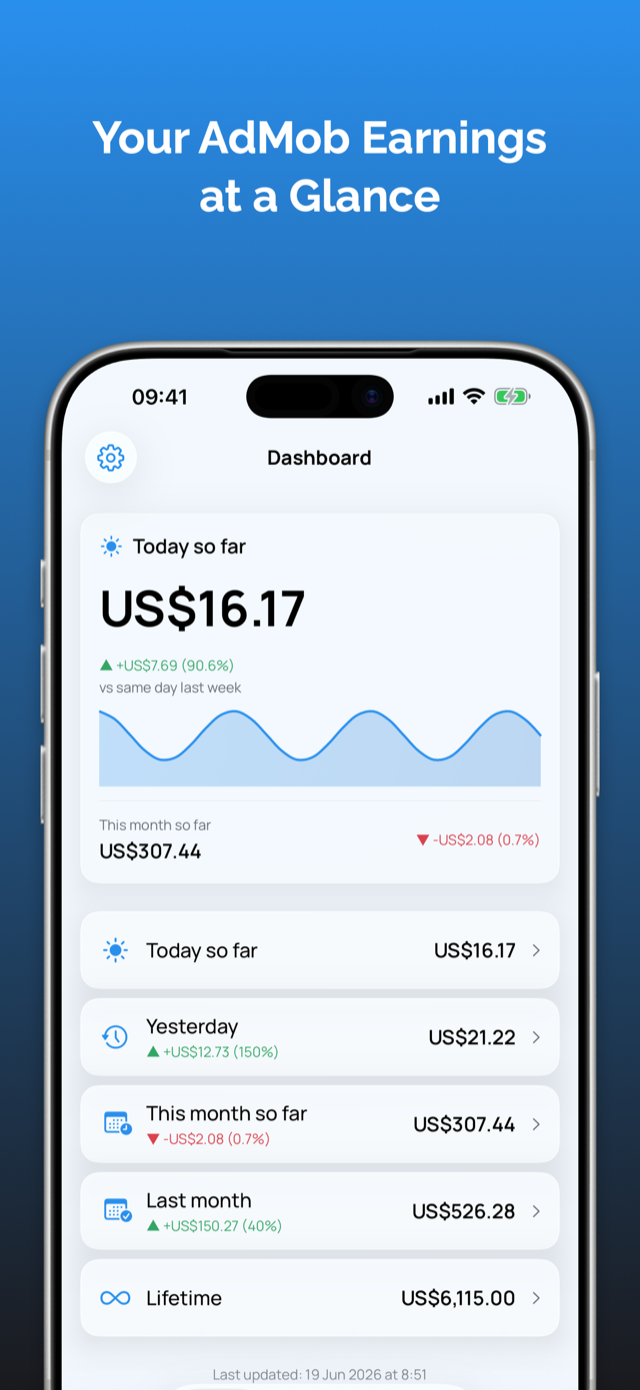 Adrevio app screen