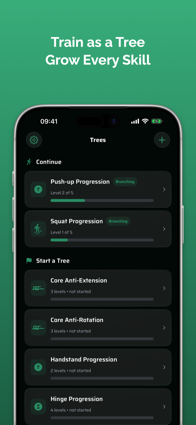 Arbaro app screen
