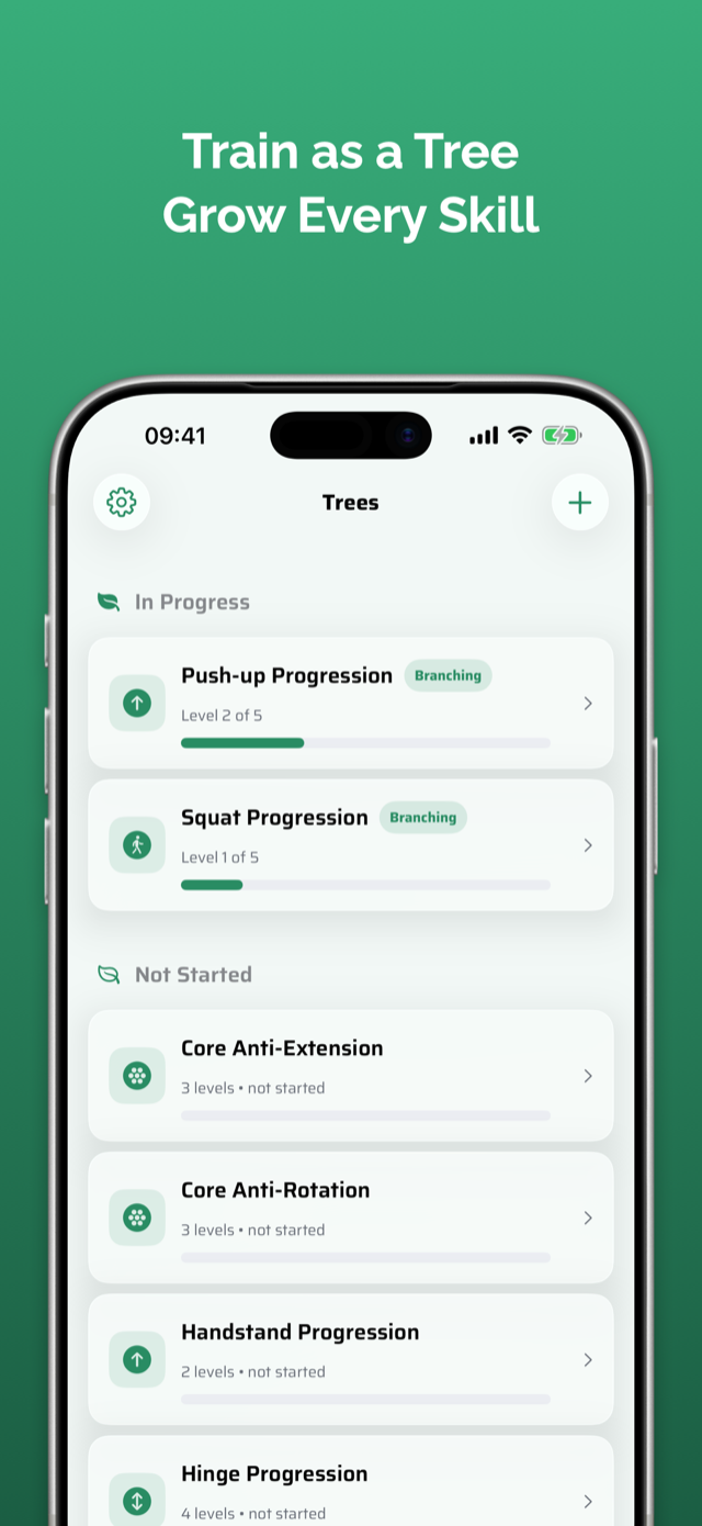 Arbaro app screen