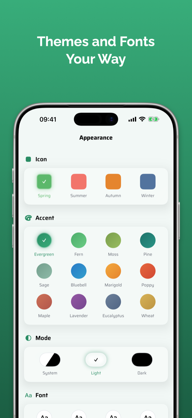 Arbaro screenshot