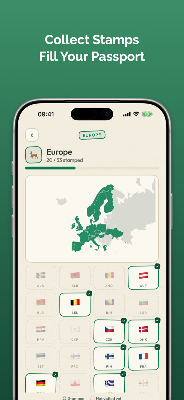 Countries screenshot