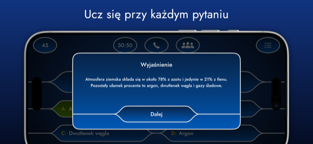 Milionerzy screenshot