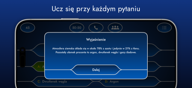 Milionerzy screenshot