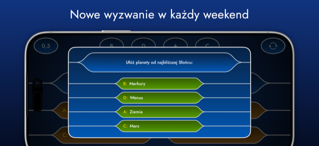 Milionerzy screenshot