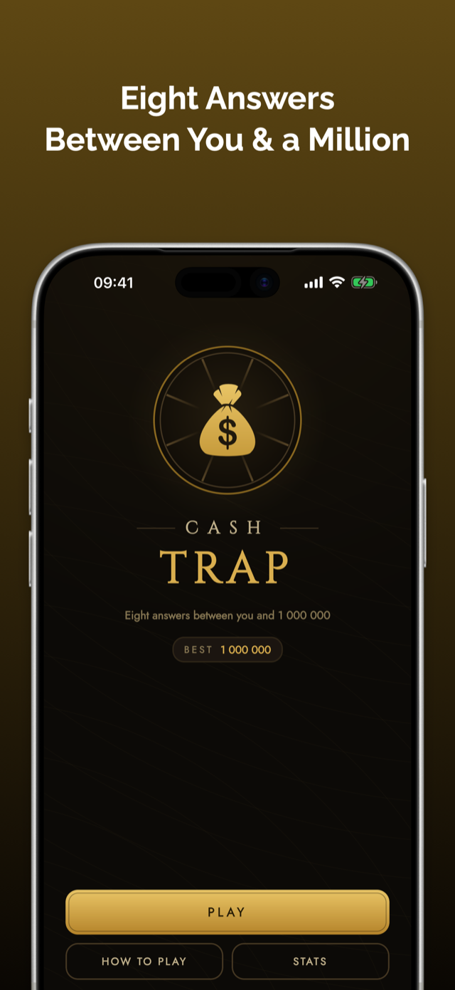 Cash Trap app screen