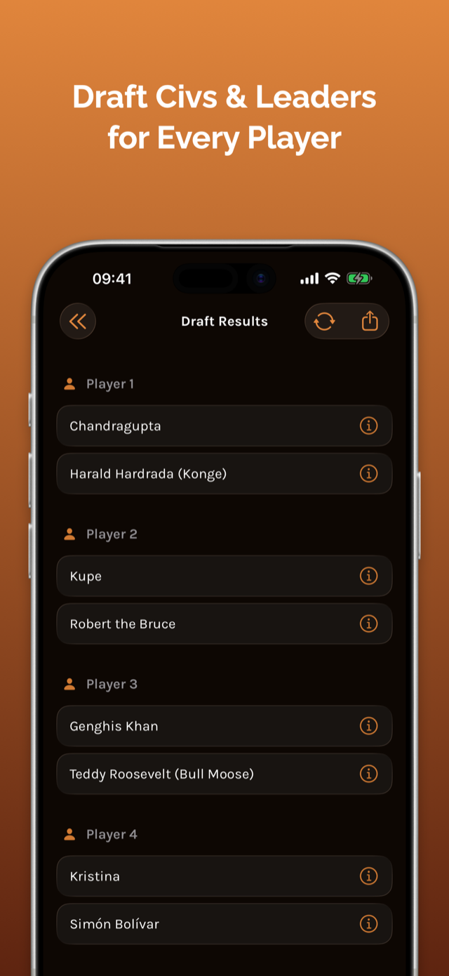 Regno app screen