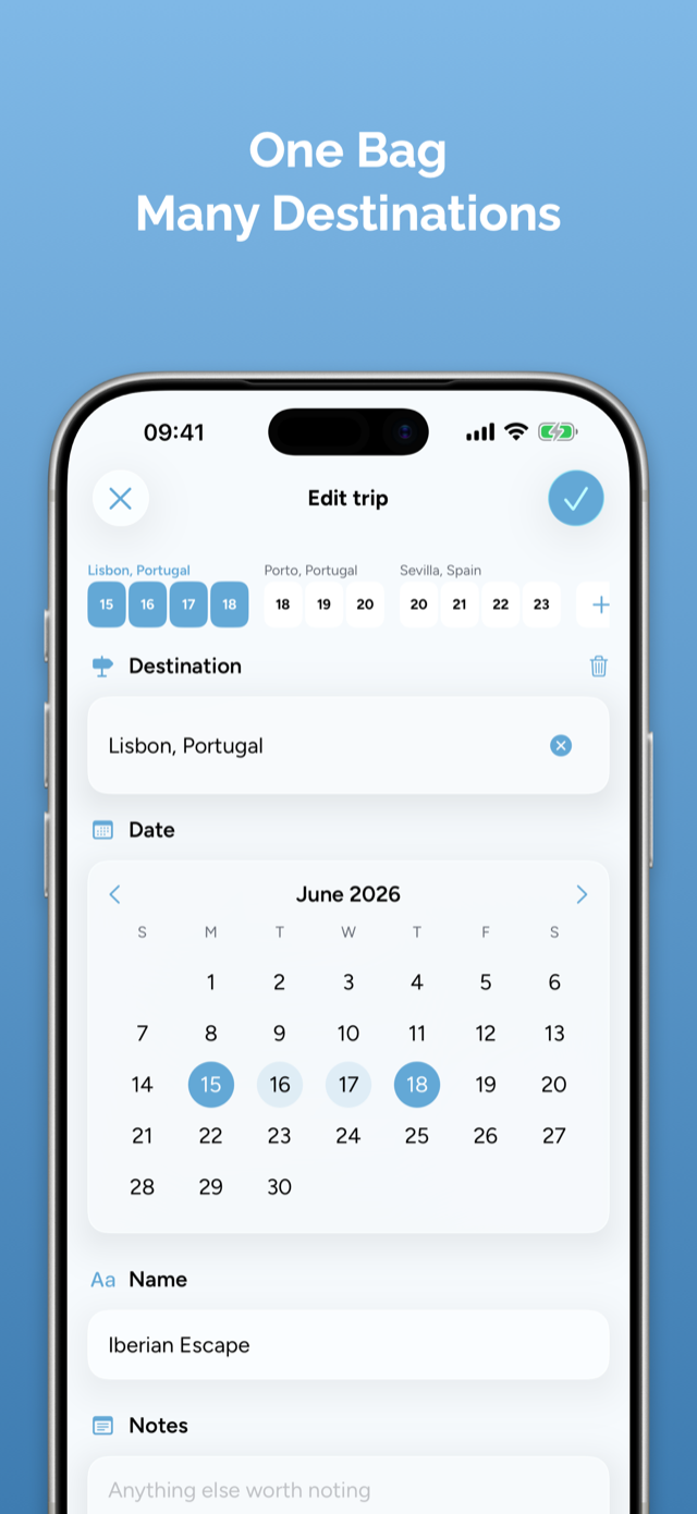 Valizio screenshot