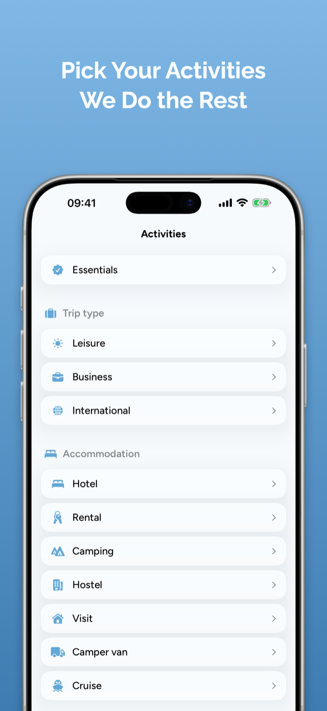 Valizio screenshot